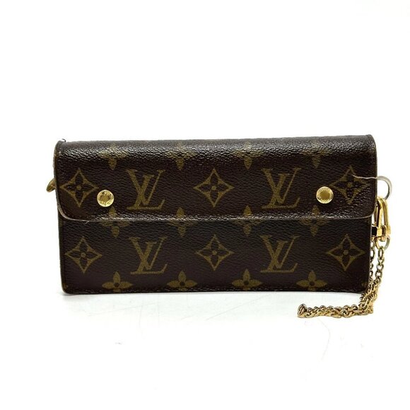 LOUIS VUITTON Portefeuille-Accordeon With Chain Long Wallet - Picture 1 of 14